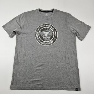 Under Armour Loose T-Shirt Men's Large Gray Project Rock Center Graphic Tee